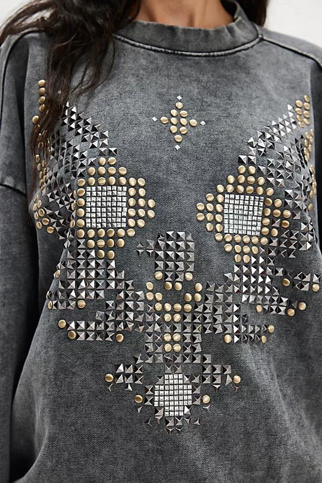 OneTeaspoon Studded Eagle Retro Pullover Product Image