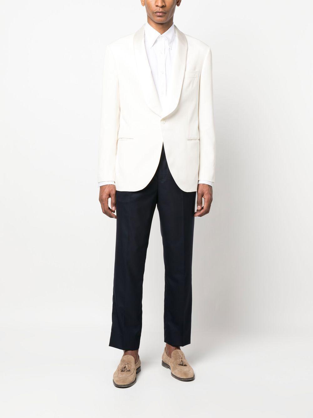 silk suit jacket  Product Image