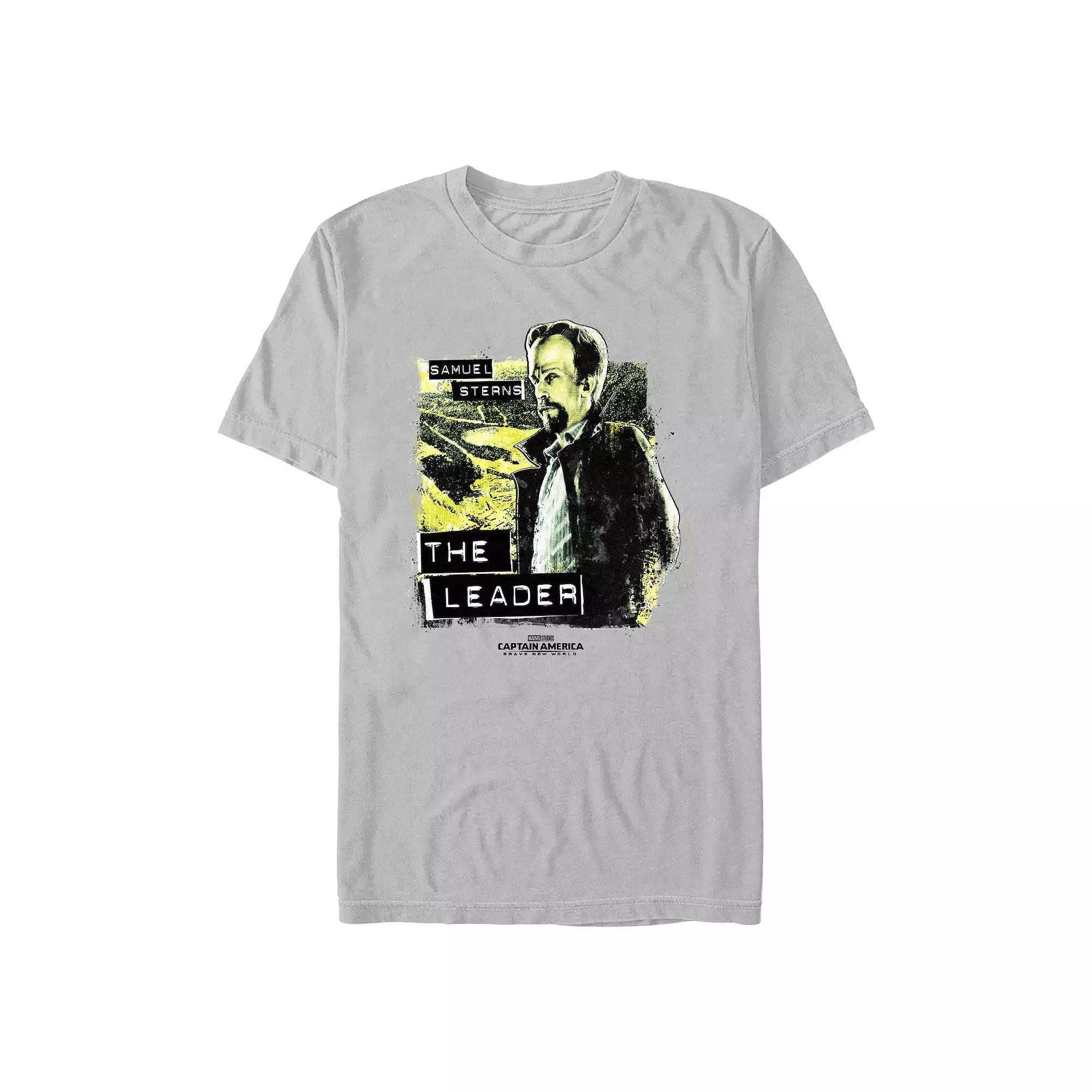 Men's Marvel Captain America Brave New World Samuel Sterns The Leader Graphic Tee, Size: XS, Silver Product Image