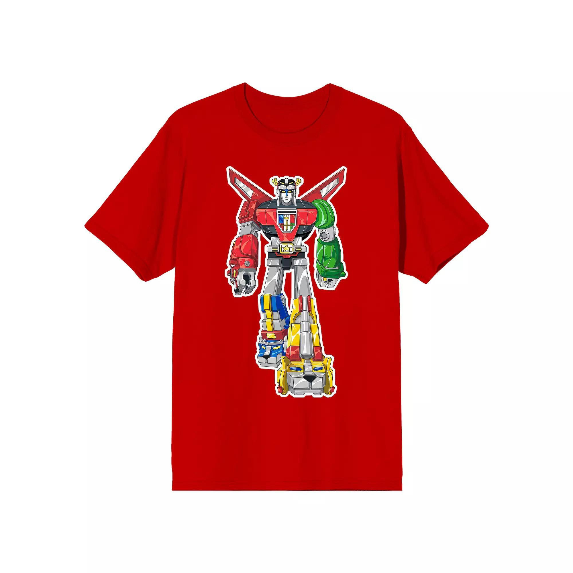 Men's Voltron Vehicle Team Red Graphic Tee, Size: XXL Product Image