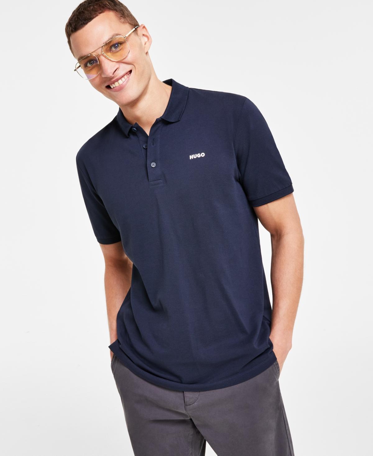 Mens Cotton-Piqu Polo Shirt with Logo Print Product Image