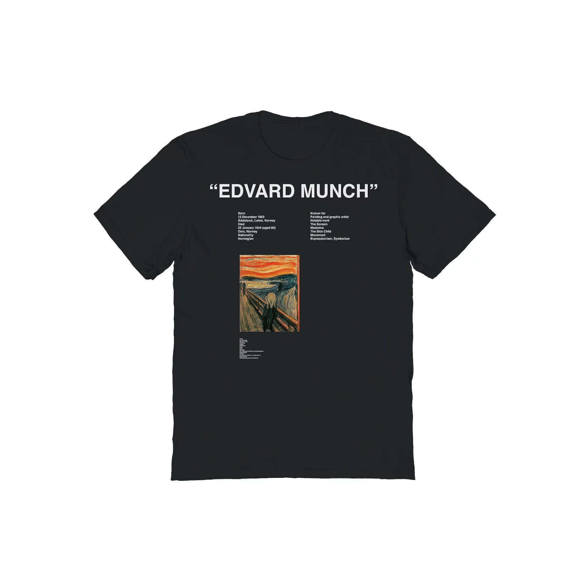 Men's apoh - Munch Edvard Graphic Tee, Size: Medium, Black Product Image