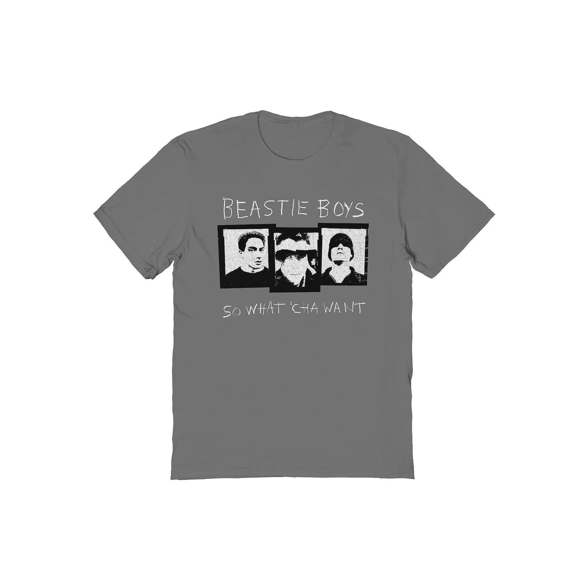 Men's Beastie Boys So Watcha Want White Graphic Tee, Size: Medium, Grey Product Image