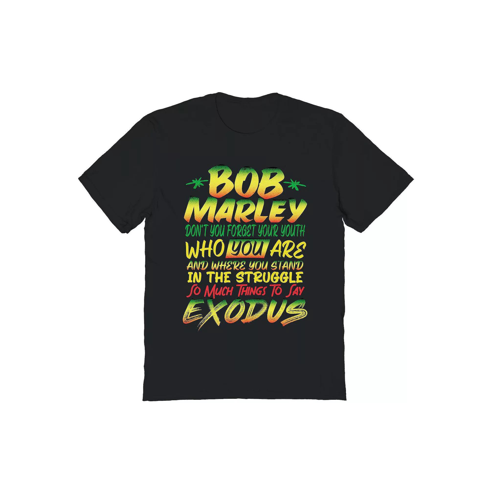 Men's Bob Marley Don't You Forget Graphic Tee, Size: XL, Black Product Image
