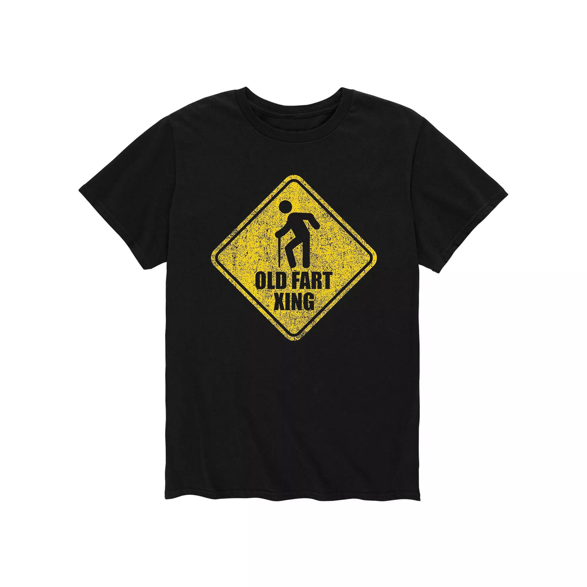 Mens Old Guy Crossing Tee Product Image