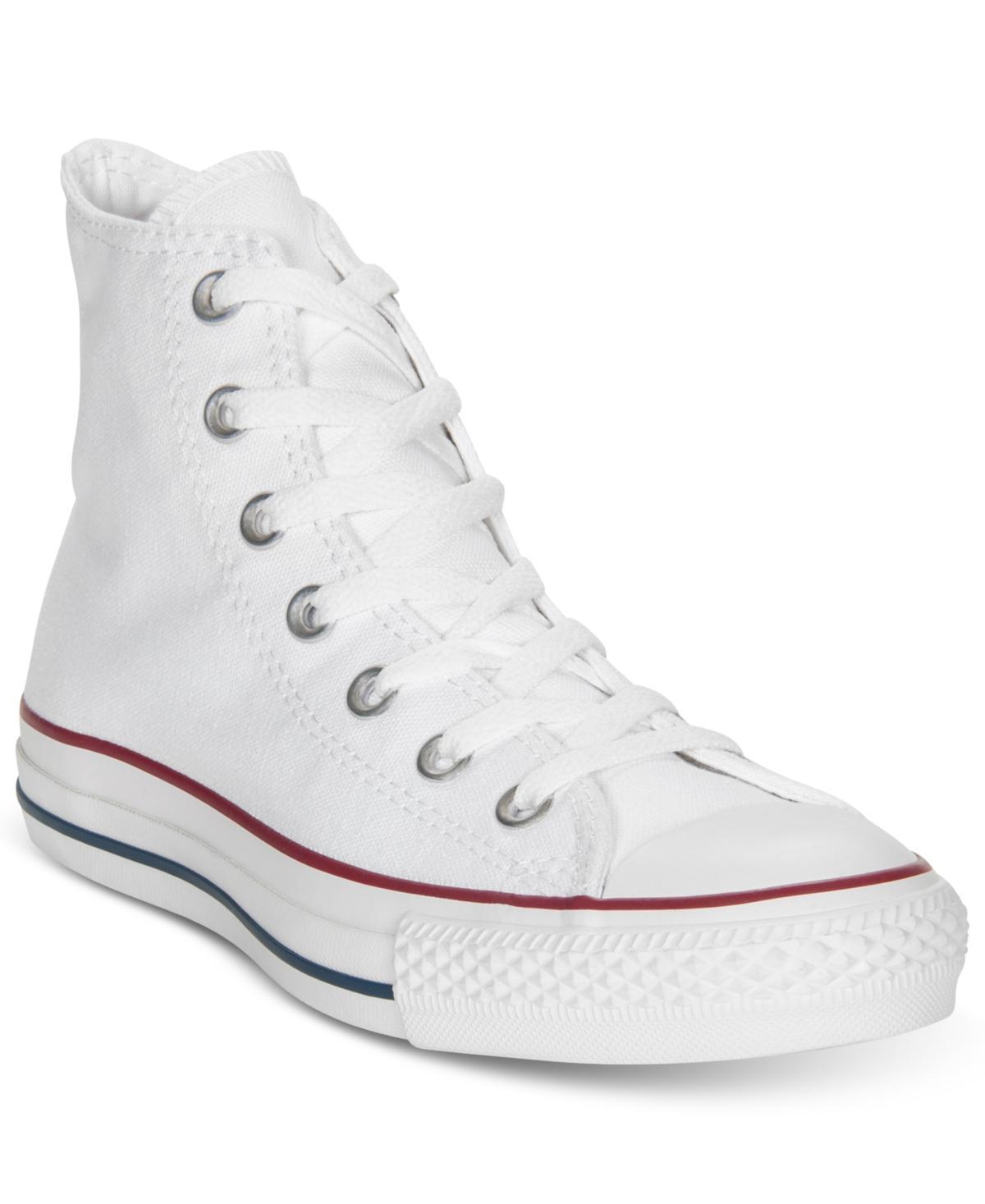 Converse Women's Chuck Taylor All Star High Top Casual Shoes (Big Kids' Sizes Available) in Black/Black Size 9 Canvas Product Image