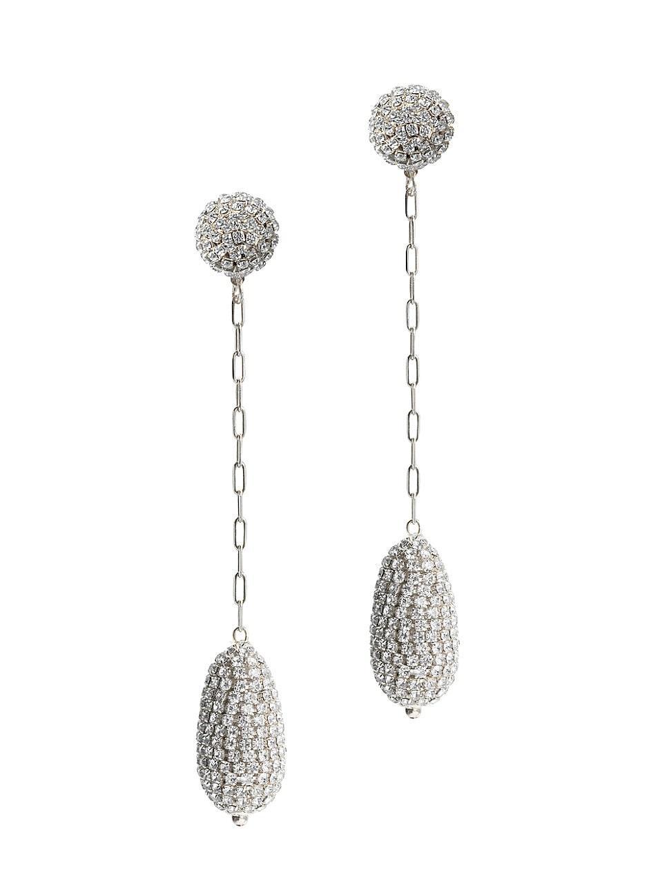 Womens toile Marcelle 18KPlated & Rhinestone Earrings Product Image