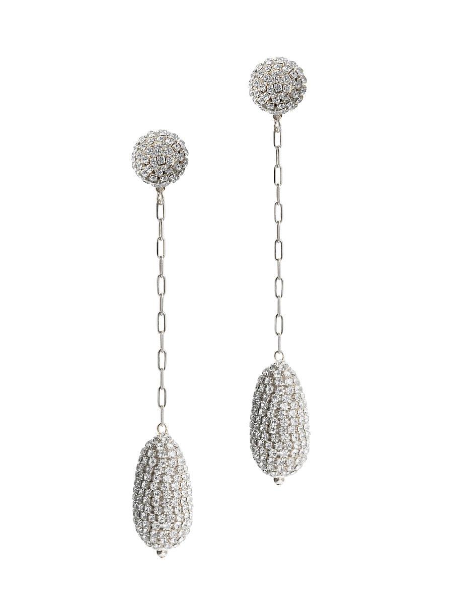 Womens toile Marcelle 18KPlated & Rhinestone Earrings Product Image