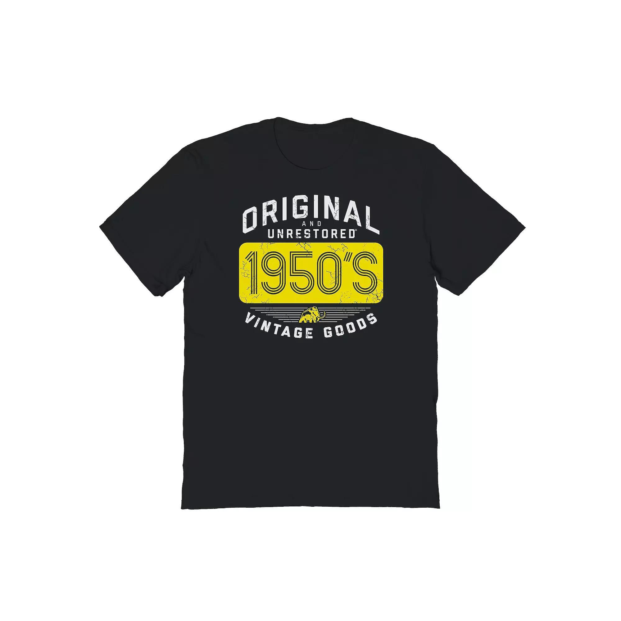 Men's Original & Unrestored Built in The Forties Graphic Tee, Size: Small, Grey Product Image