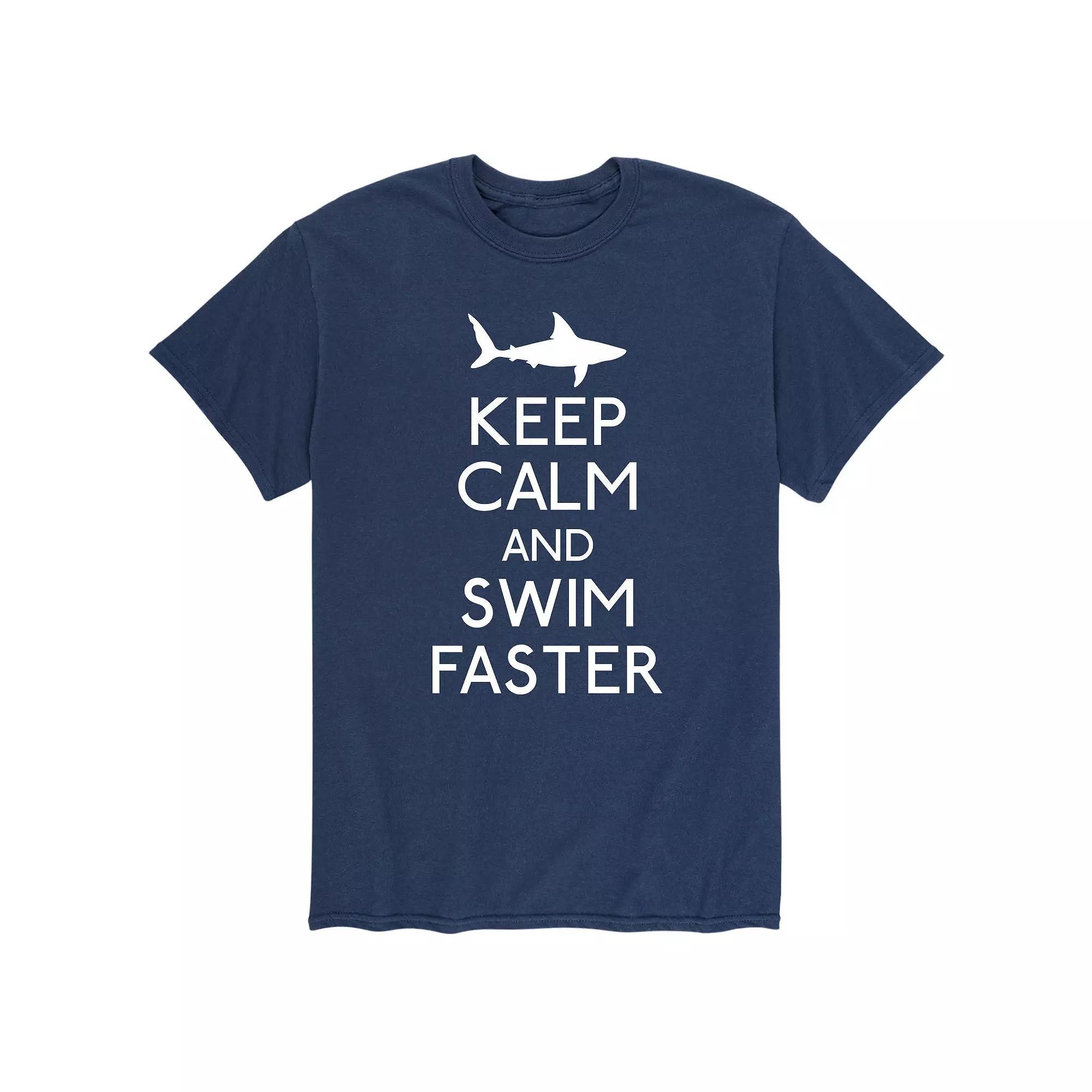Mens Swim Faster Tee Product Image