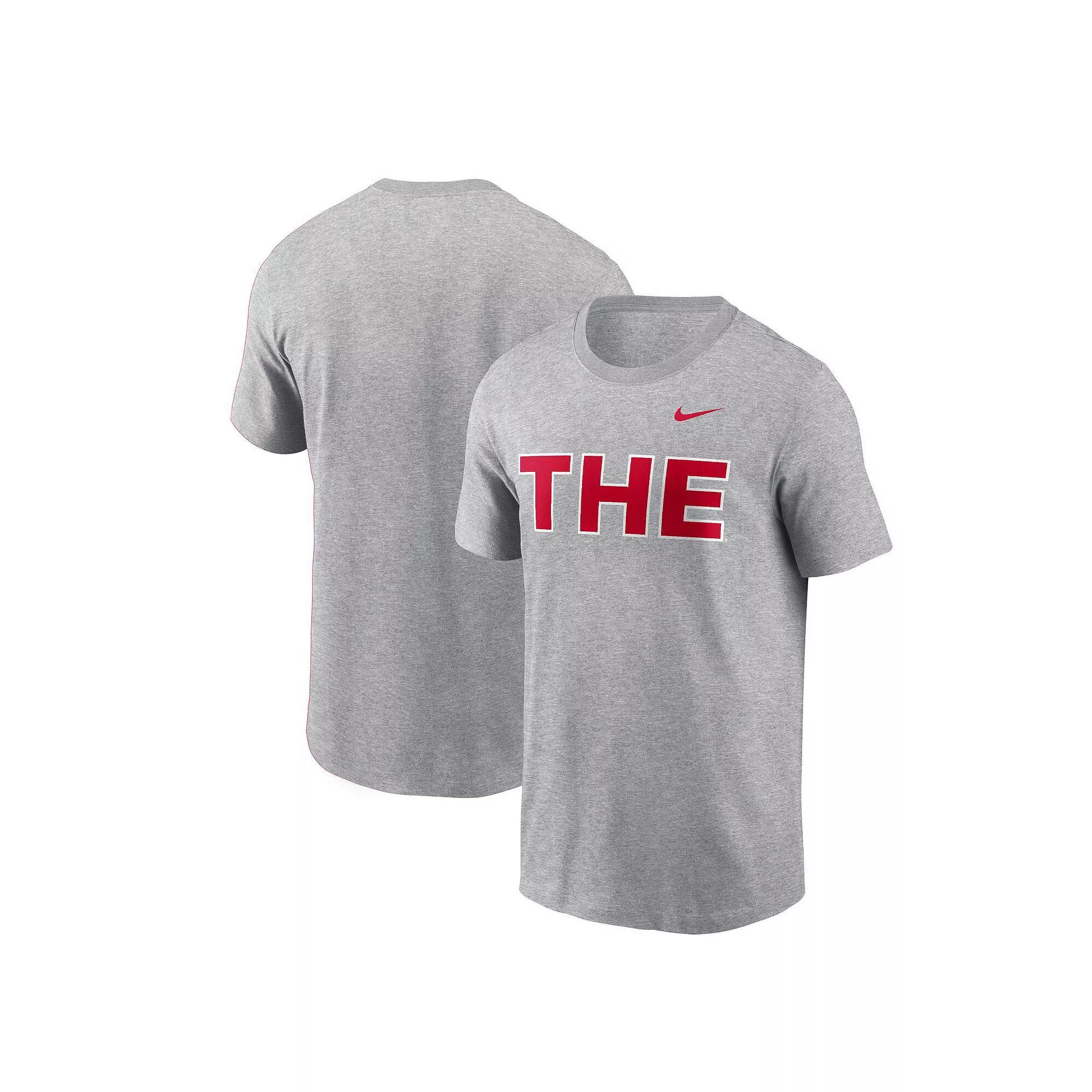 Men's Nike Scarlet Ohio State Buckeyes THE T-Shirt, Size: 2XL, Red Product Image