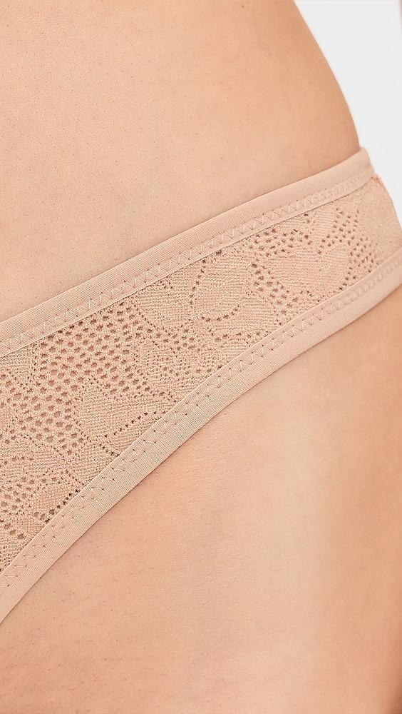 Eberjey Soft Stretch Recycled Lace Thong | Shopbop Product Image