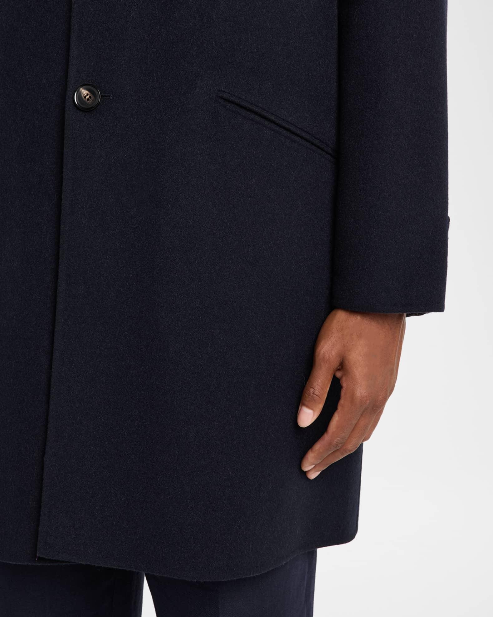 Men's Javier Double Knit Cashmere Rain Overcoat  Product Image