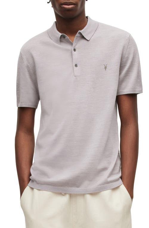 AllSaints Mode Merino Short Sleeve Polo Men's T Shirt Product Image