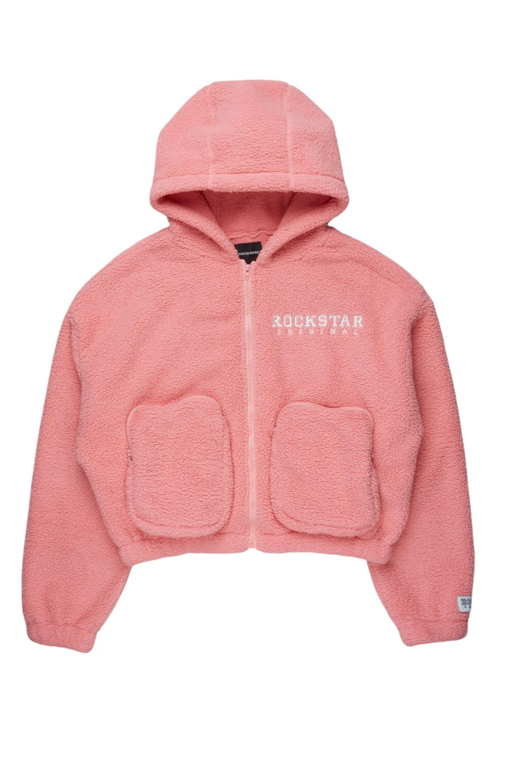 Lonia Pink Sherpa Jacket Female Product Image