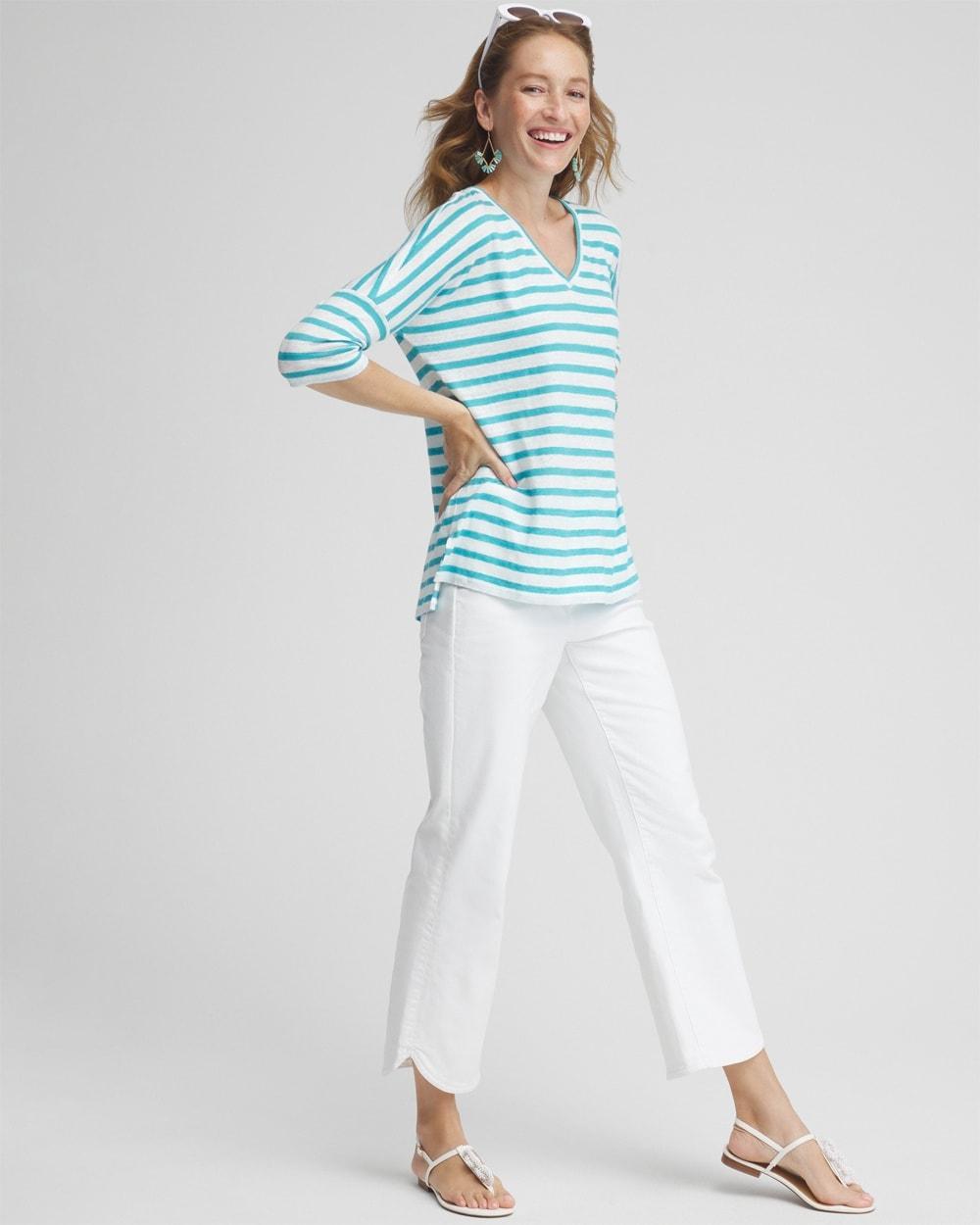 Linen Drop Shoulder Tunic Product Image
