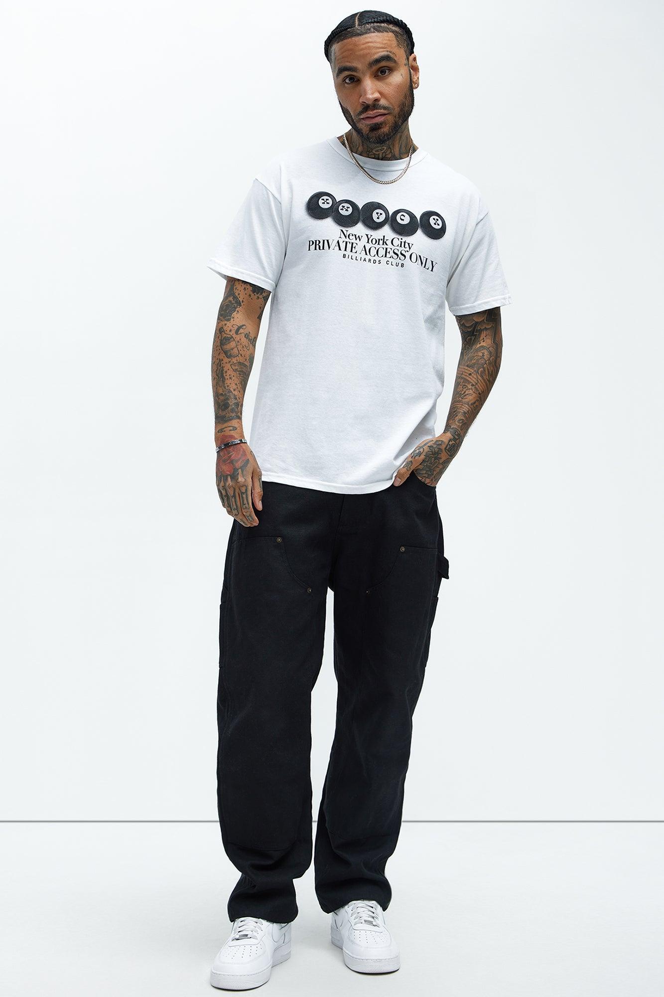 NYC Private Access Only Short Sleeve Tee - White Product Image