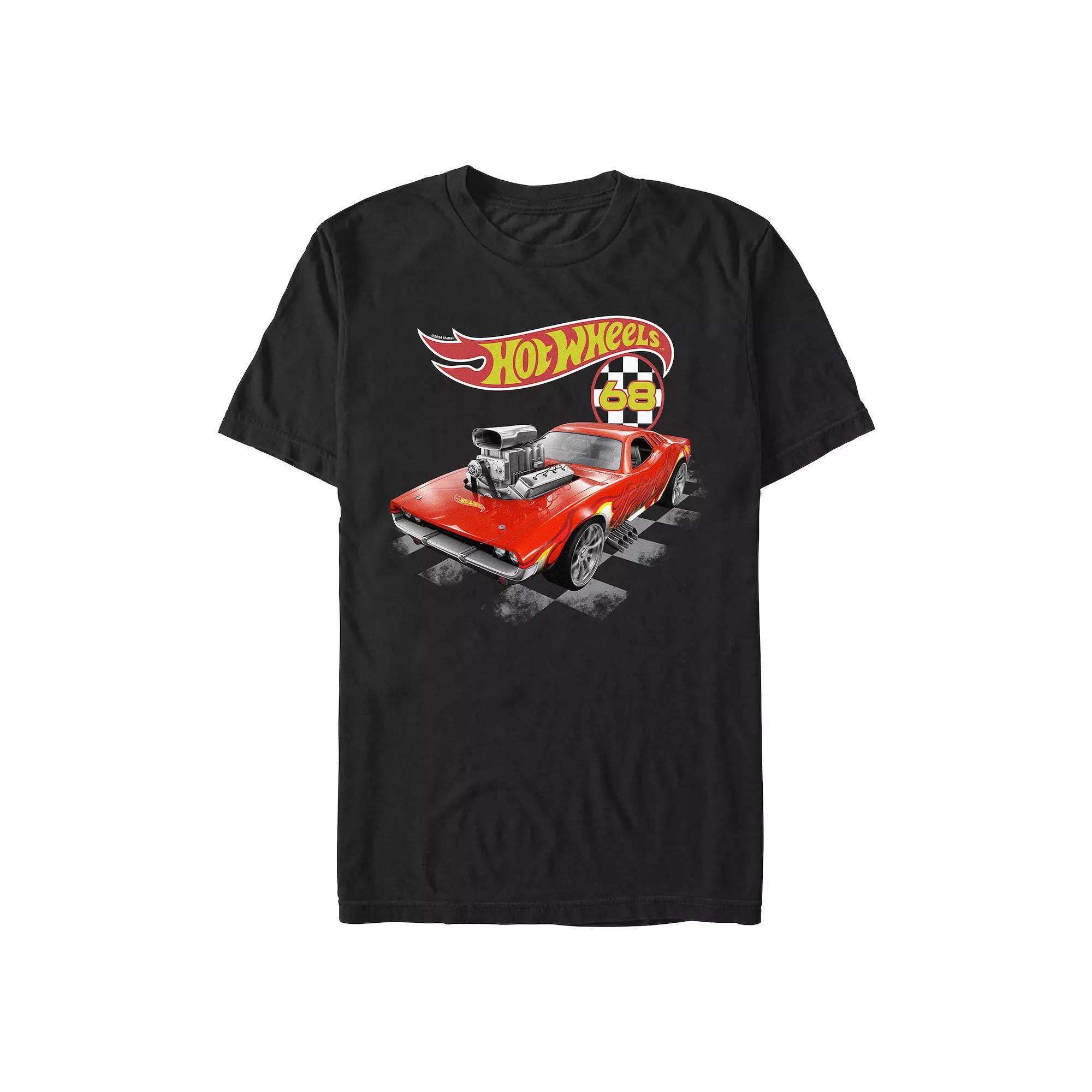Men's Hot Wheels '68 Graphic Tee, Size: Medium, Black Product Image