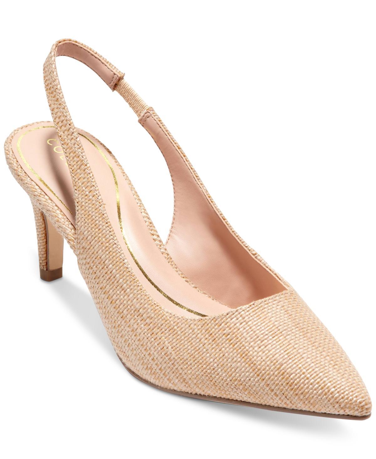 Cole Haan Womens Vandam Pointed Toe Slingback High Heel Pumps Product Image