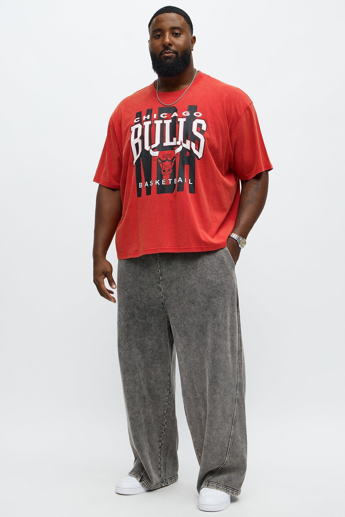 Bulls Oversized Short Sleeve Tee - Red Product Image