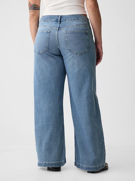 Low Rise Stride Wide-Leg Jeans Product Image