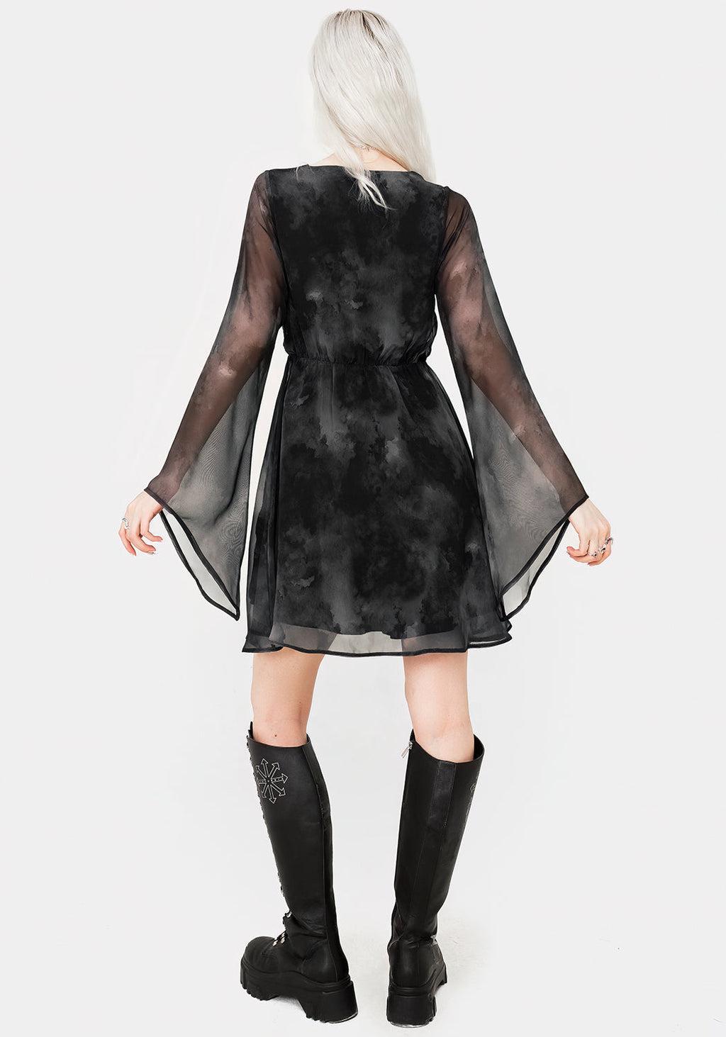 Tempest Flared Sleeve Mini Dress Product Image