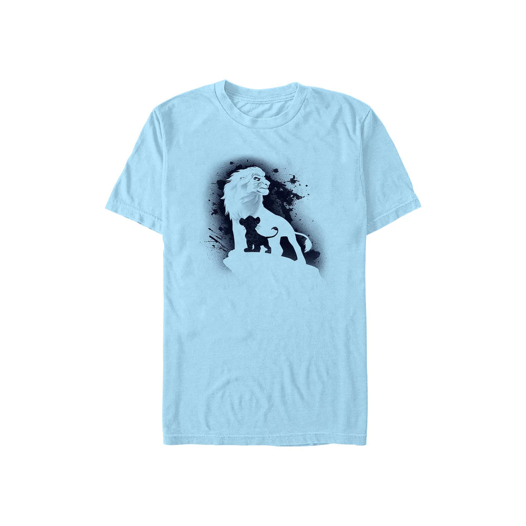 Disney's The Lion King Simba Future King Men's Graphic Tee, Size: XXL, Light Blue Product Image