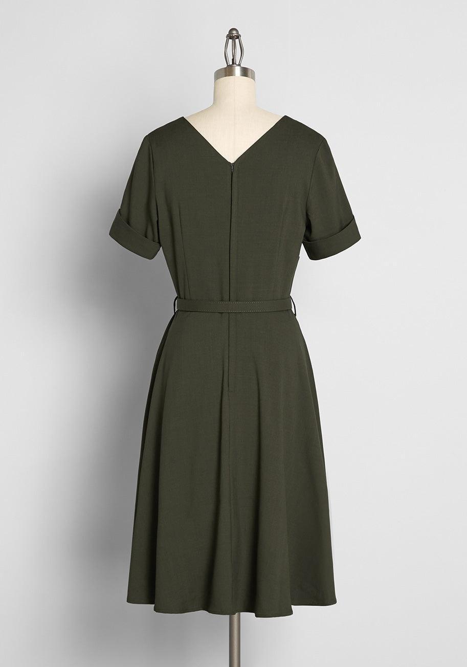 Spin On The Dance Floor Fit And Flare Dress Product Image