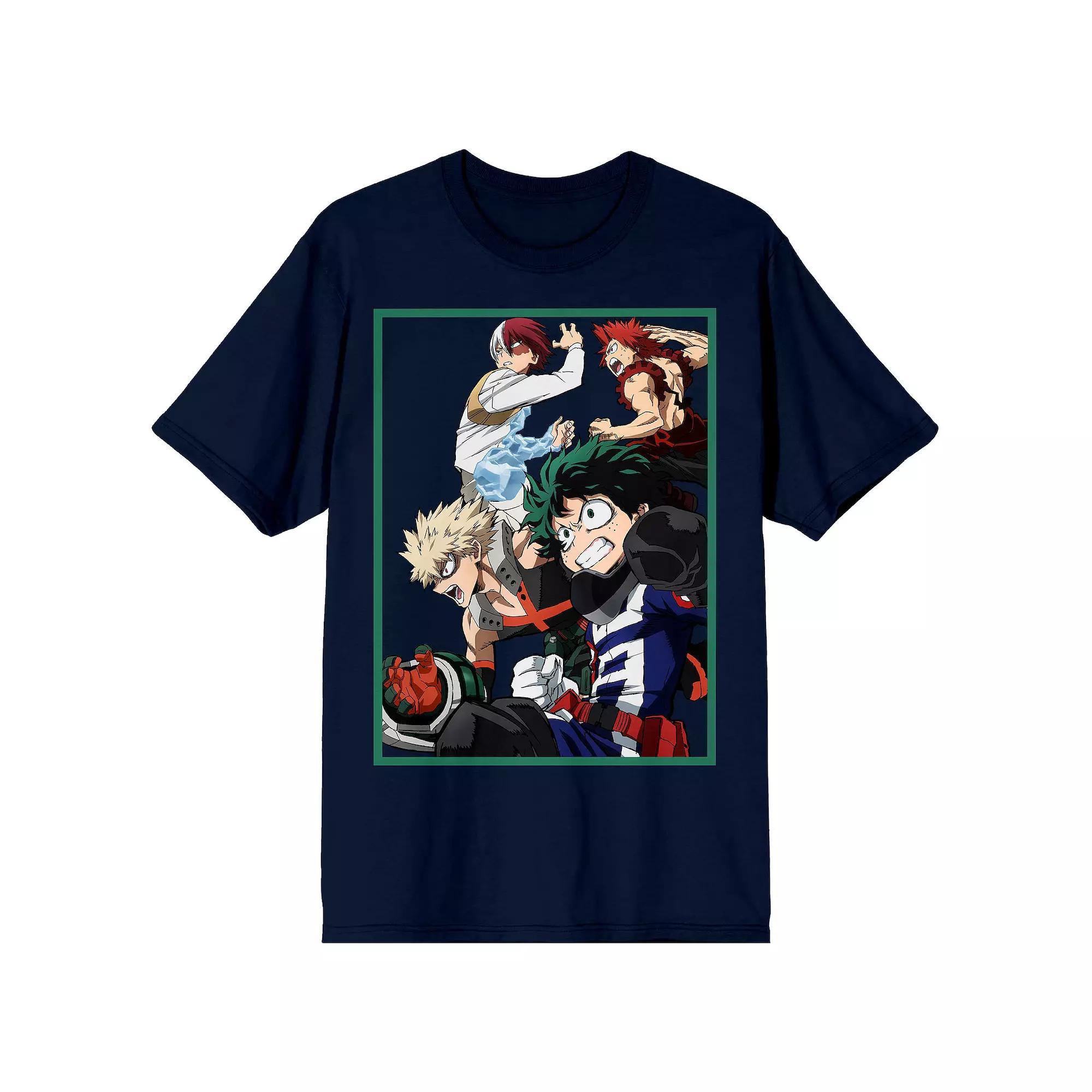 Men's My Hero Academia Izuku Midoriya Portrait Graphic Tee, Size: Small, Blue Product Image