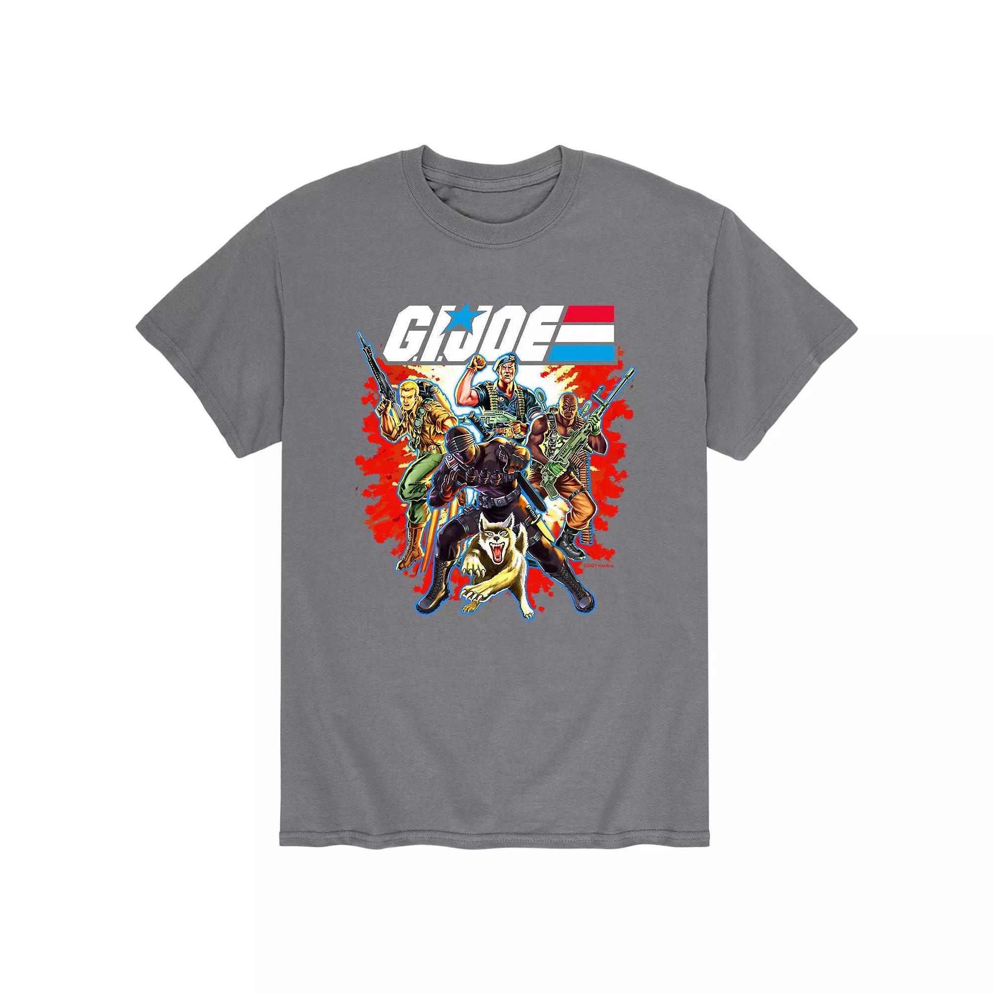Mens G.I. Joe Group Tee Grey Product Image