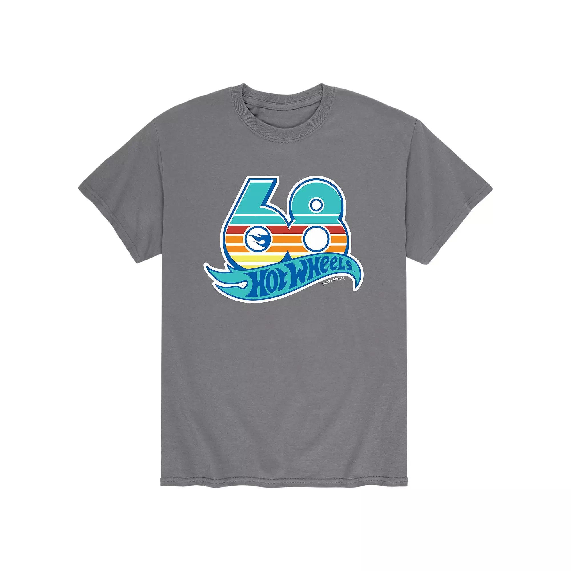Mens Hot Wheels Tee Grey Product Image