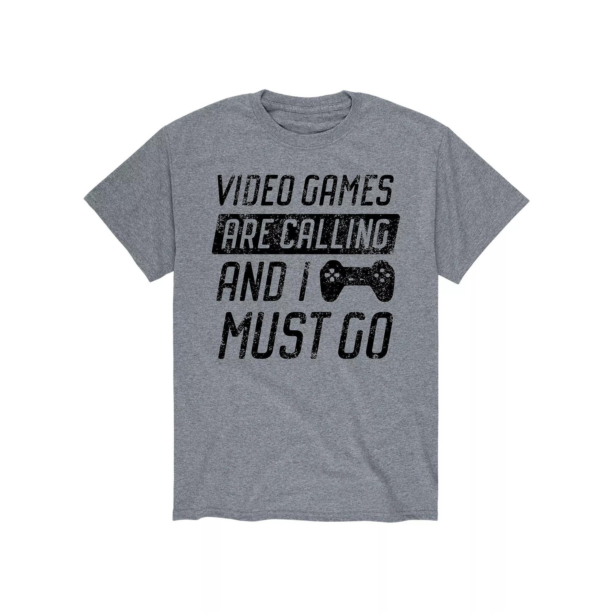 Mens Video Games Are Calling Tee Product Image