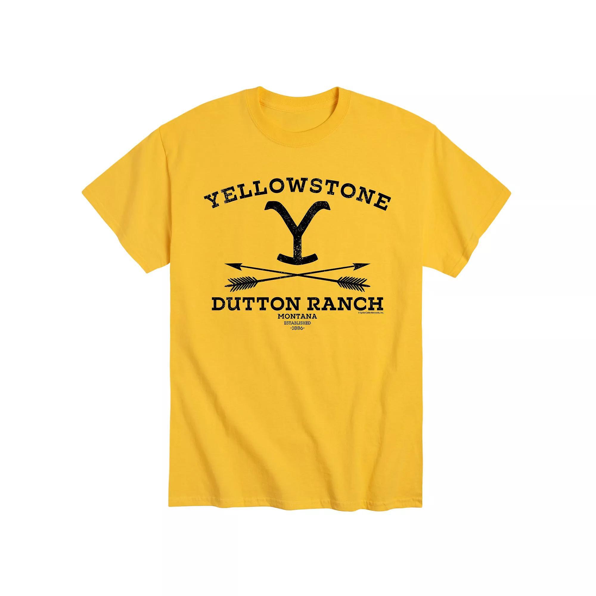 Big & Tall Yellowstone Stone Dutton Tee, Mens Product Image