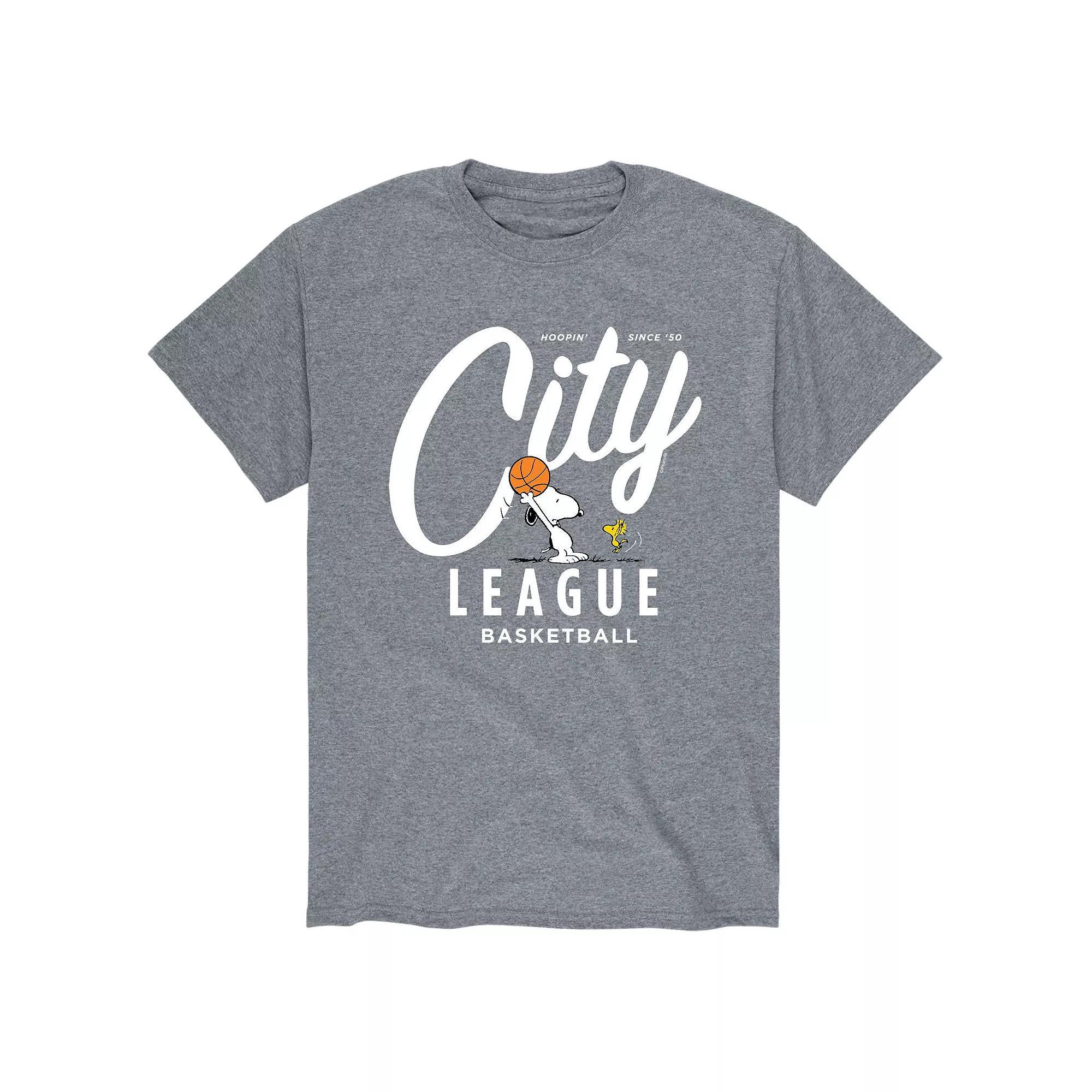 Big & Tall Peanuts City League Tee, Mens Product Image