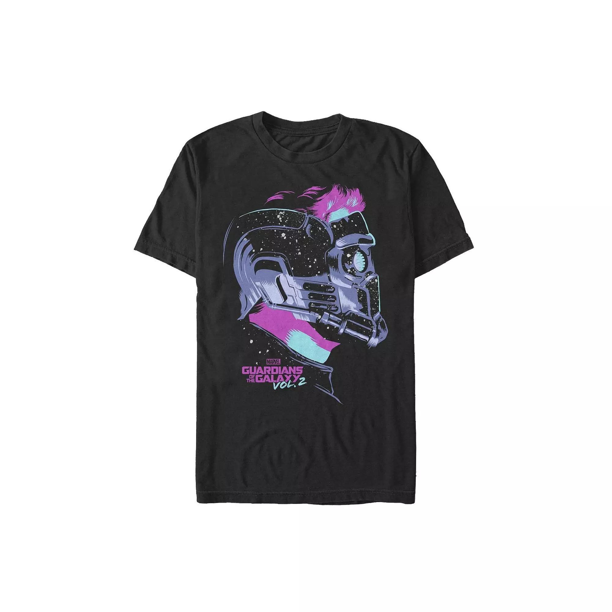 Men's Guardians of the Galaxy Vol.2 Star Lord Tee, Size: Small, Blue Product Image