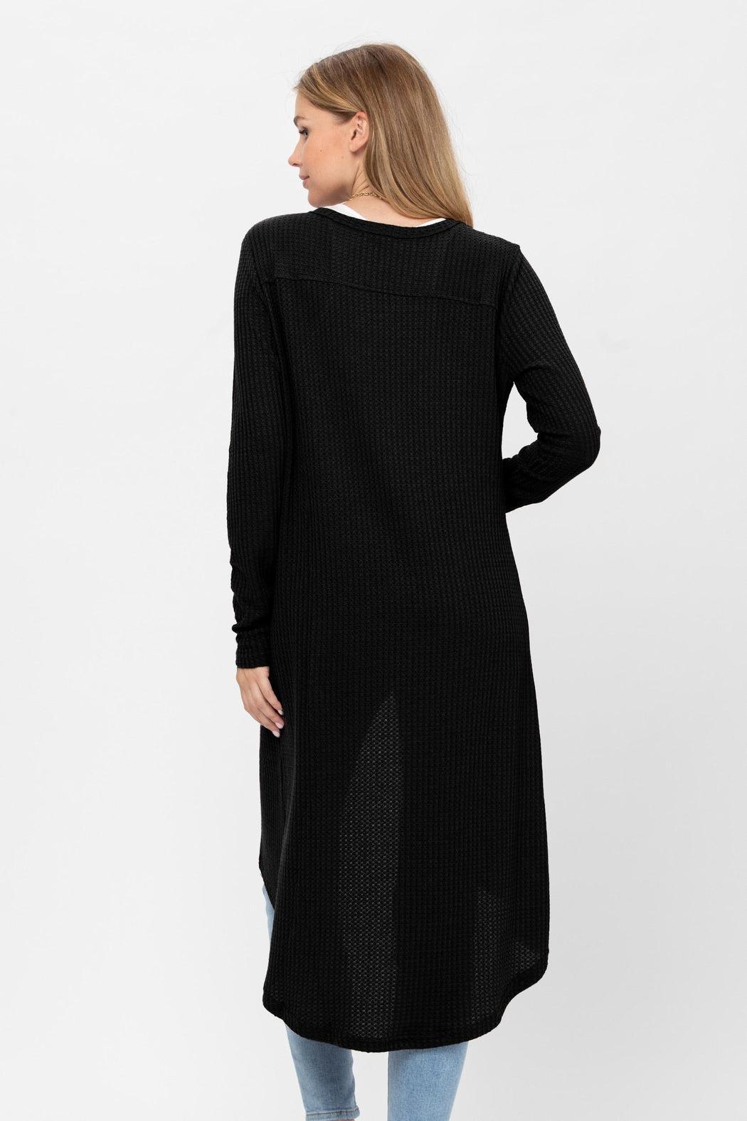 Button Down Solid Color Knit Cardigans With Pockets Product Image