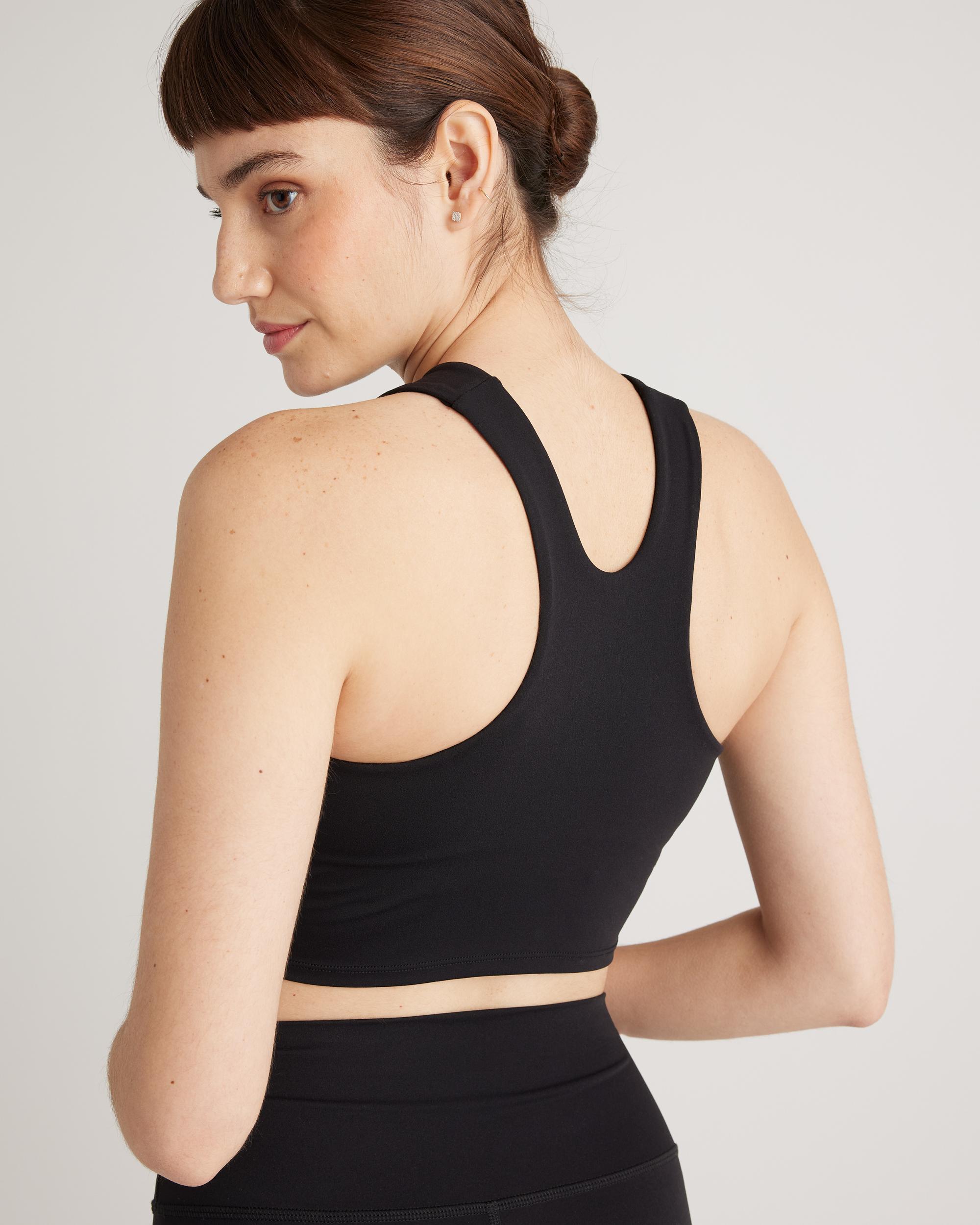 Quince | Women's Ultra-Form High-Neck Cropped Tank Top Size XL, Nylon/Spandex Product Image