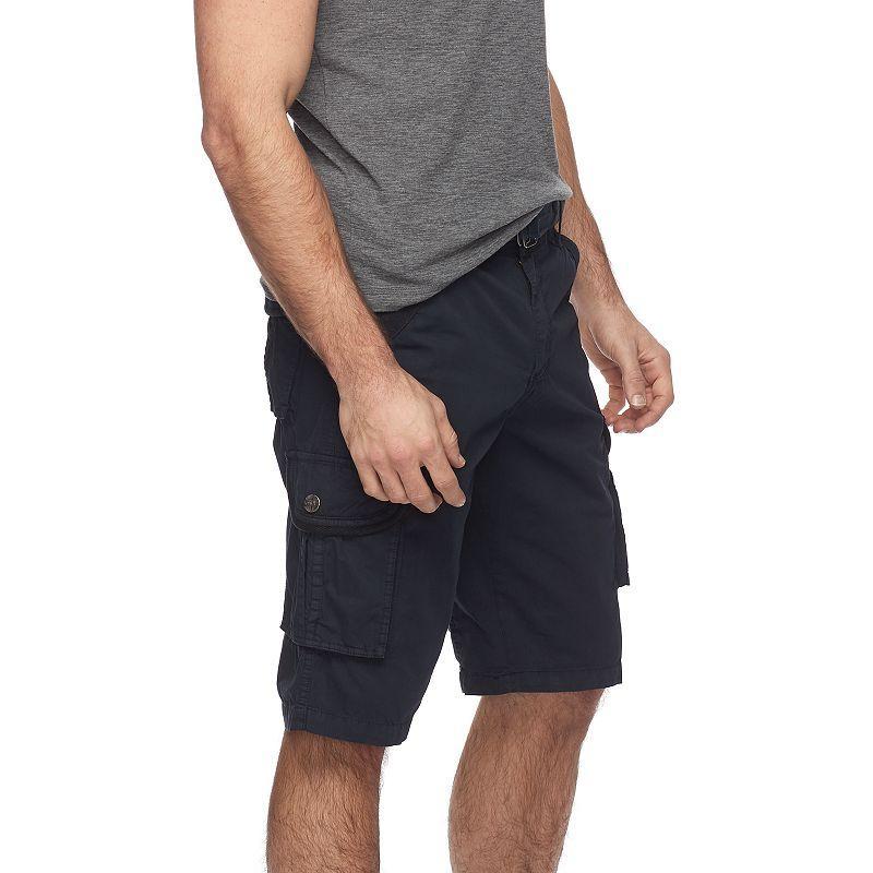 Men's RAW X by Xray Regular-Fit Belted Button Cargo Shorts, Size: 32, Blue Product Image