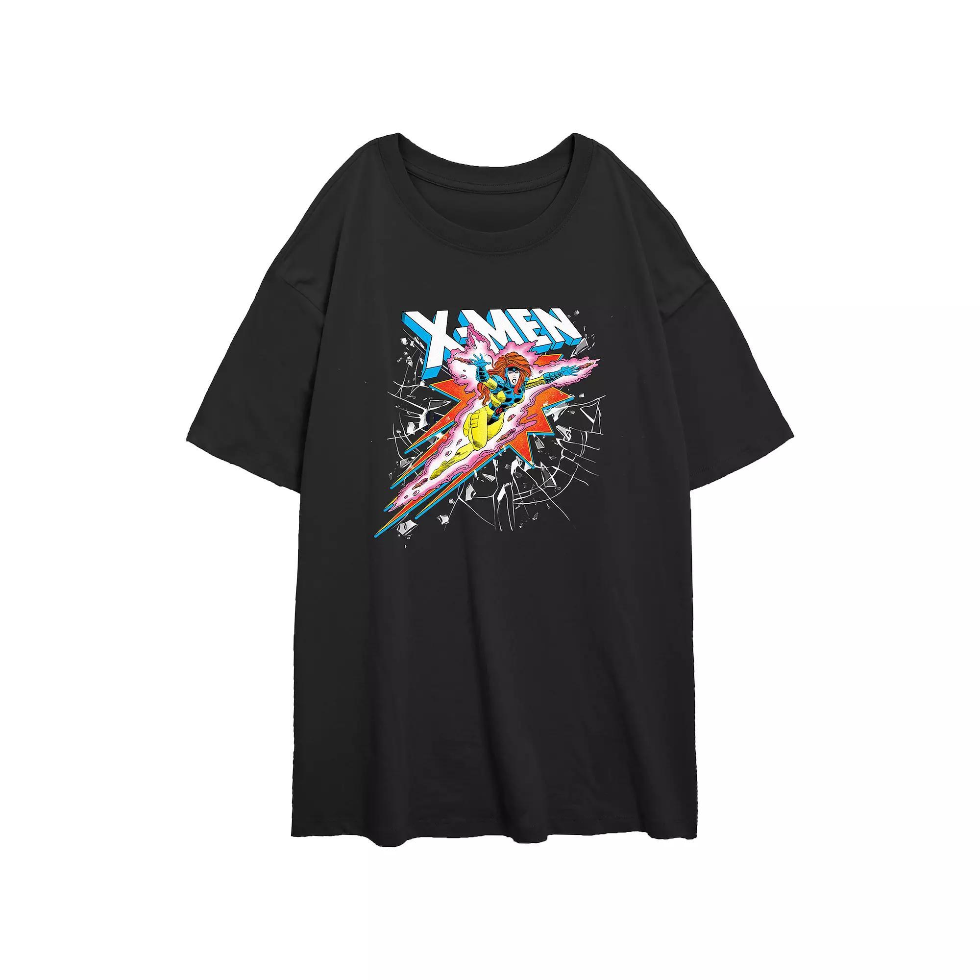 Juniors X-Men Jean Grey Flying Powers Oversized Graphic Tee, Girls Product Image