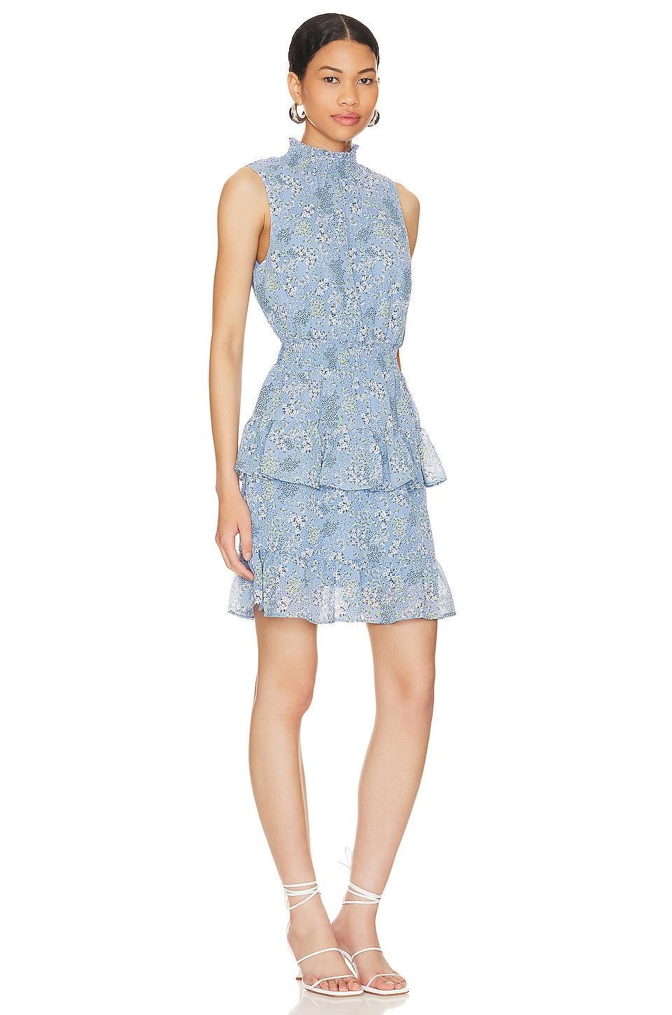 Smocked Neck Ruffle Mini Dress BCBGeneration Product Image