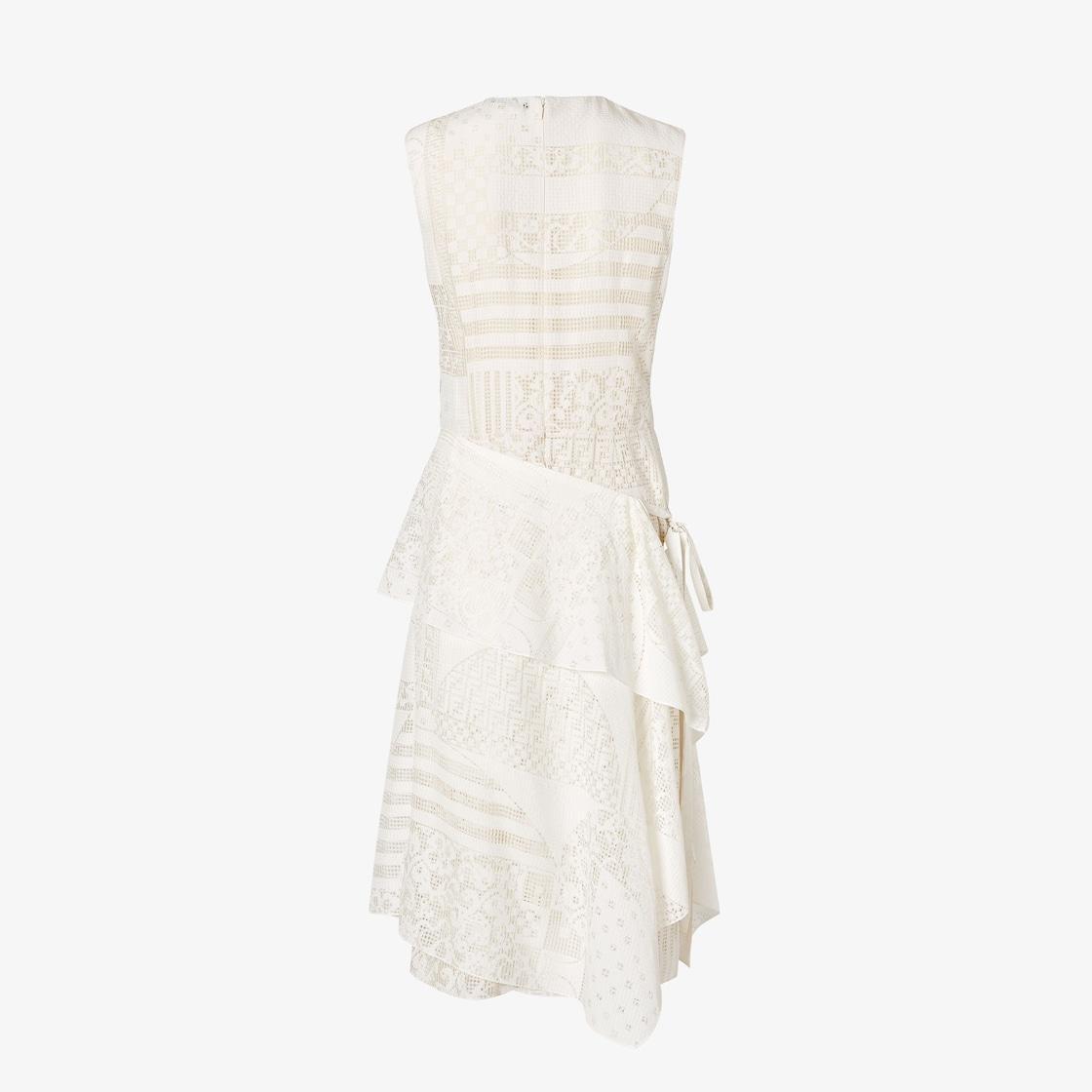 DressWhite viscose and silk burnout dress Product Image
