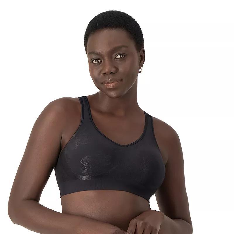 Bali Comfort Revolution Shaping Wireless Bra DF3488, Womens Blue Dot Product Image