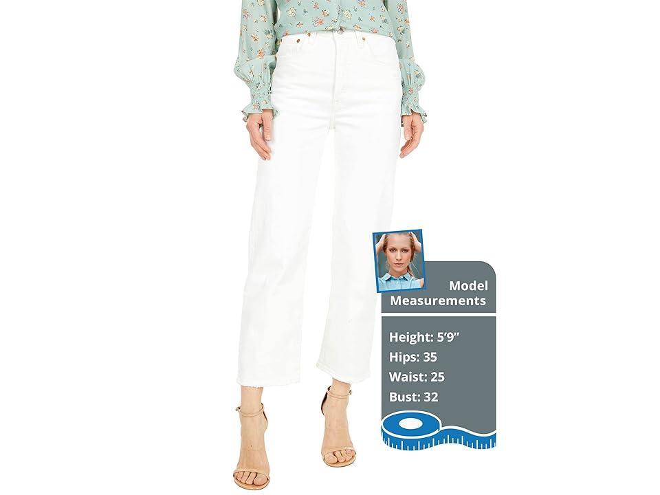 Ribcage High-Rise Straight-Leg Jeans Product Image