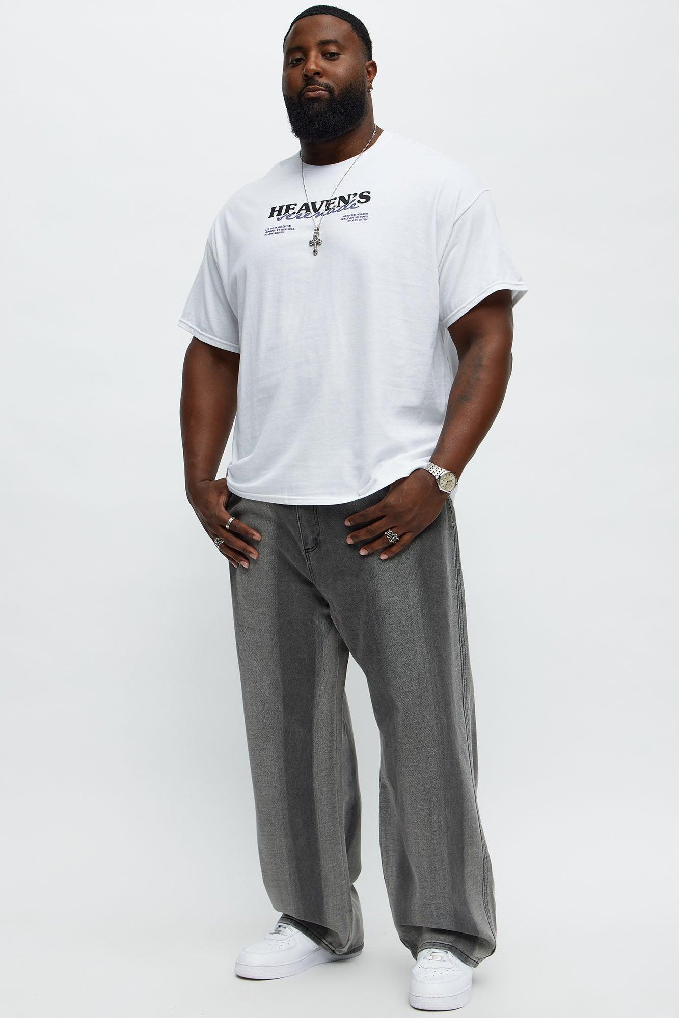Heaven's Serenade Short Sleeve Tee - White Male Product Image