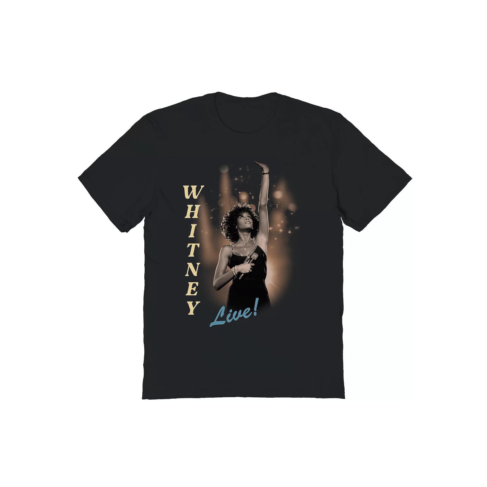 Men's Boho Whitney Houston Graphic Tee, Size: XL, Black Product Image