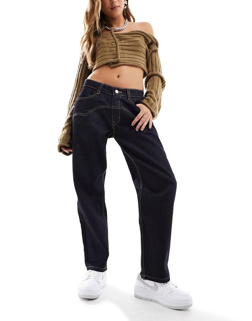 Bolongaro Trevor western detail straight leg jeans Product Image