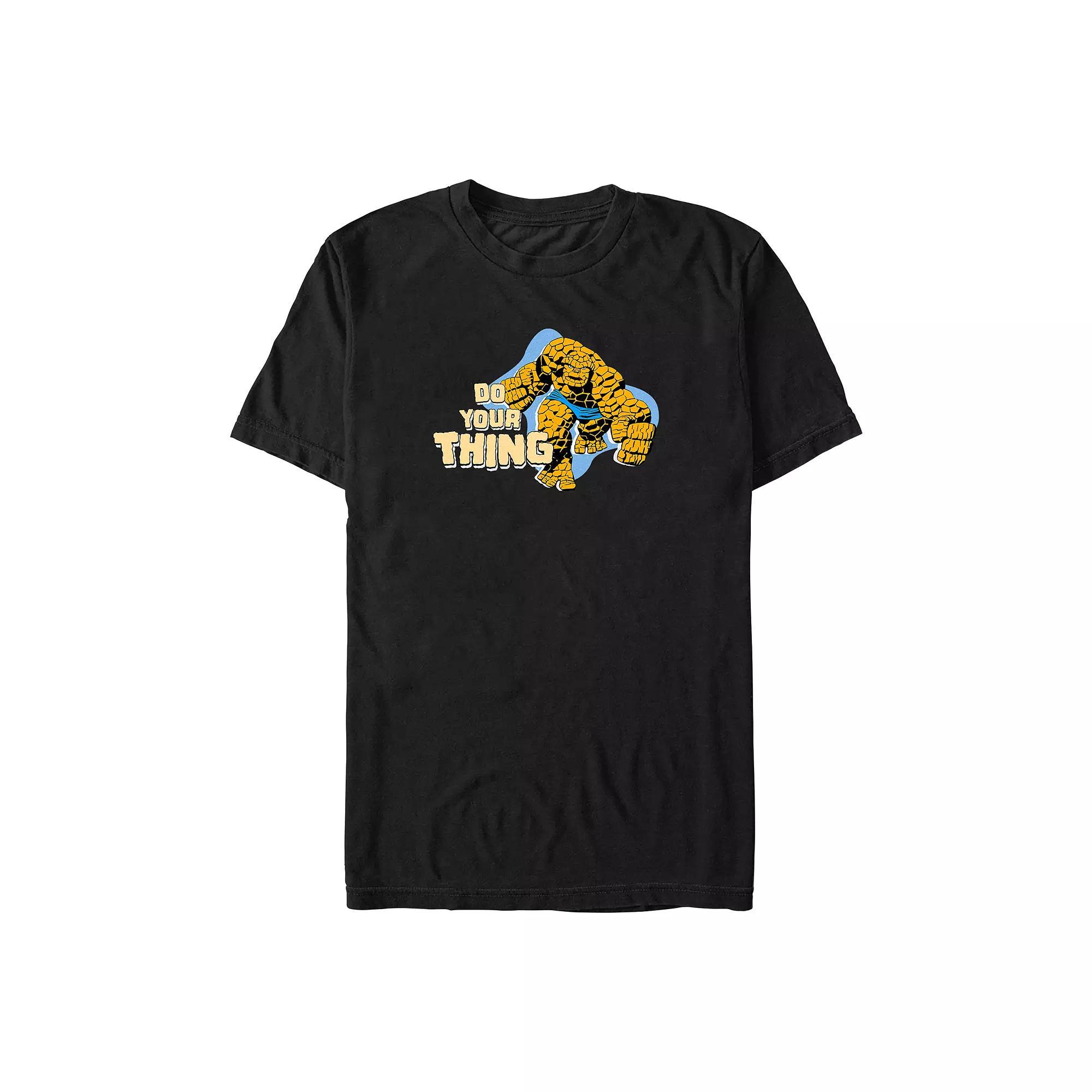 Big & Tall Marvel Fantastic Four Do Your Thing Graphic Tee, Men's, Size: 3XB, Black Product Image