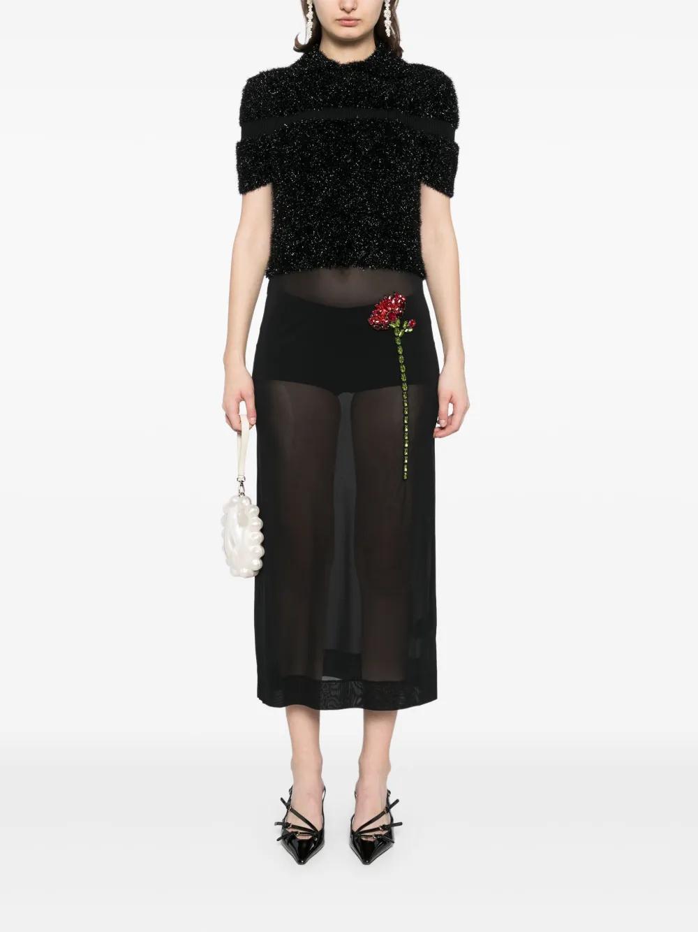 sheer column skirt Product Image