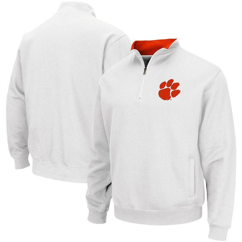 Men's Colosseum White Ohio Bobcats Tortugas Logo Quarter-Zip Jacket, Size: 3XL, Ohu White Product Image