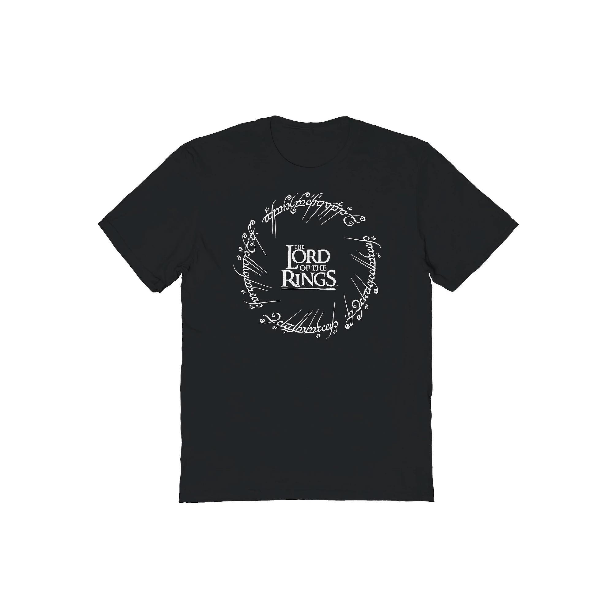 Men's LOTR Graphic Tee, Size: Small, Black Product Image